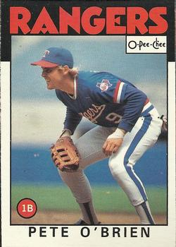 1986 O-Pee-Chee Baseball Cards 328     Pete O Brien